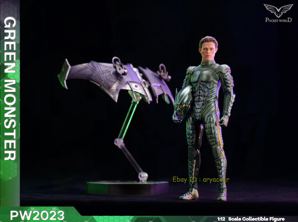 PWTOYS Pocket World PW2023 Green Goblin 1.0 Ver 1/12 Action Figure