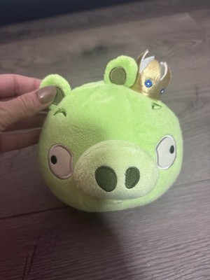 Angry Birds King Pig Green Plush Crown Novelty Game
