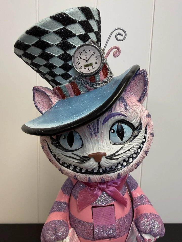 Hollywood Cheshire Cat Alice in Wonderland Christmas Nutcracker HA0573 15 Inch - Image 3 of 4