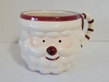 Vintage Christmas Ceramic Santa Claus Planter/Mug