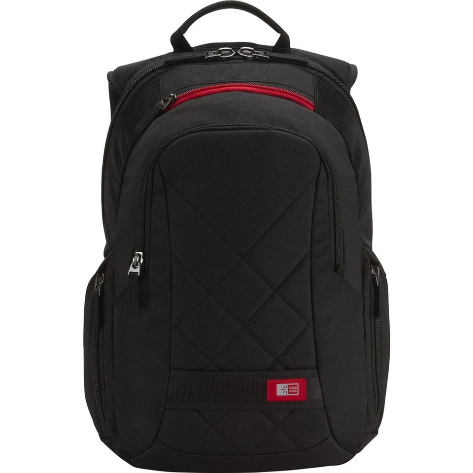 Case Logic DLBP-114BLACK 14-Inch Laptop Backpack Bag - Black - Image 2 of 4