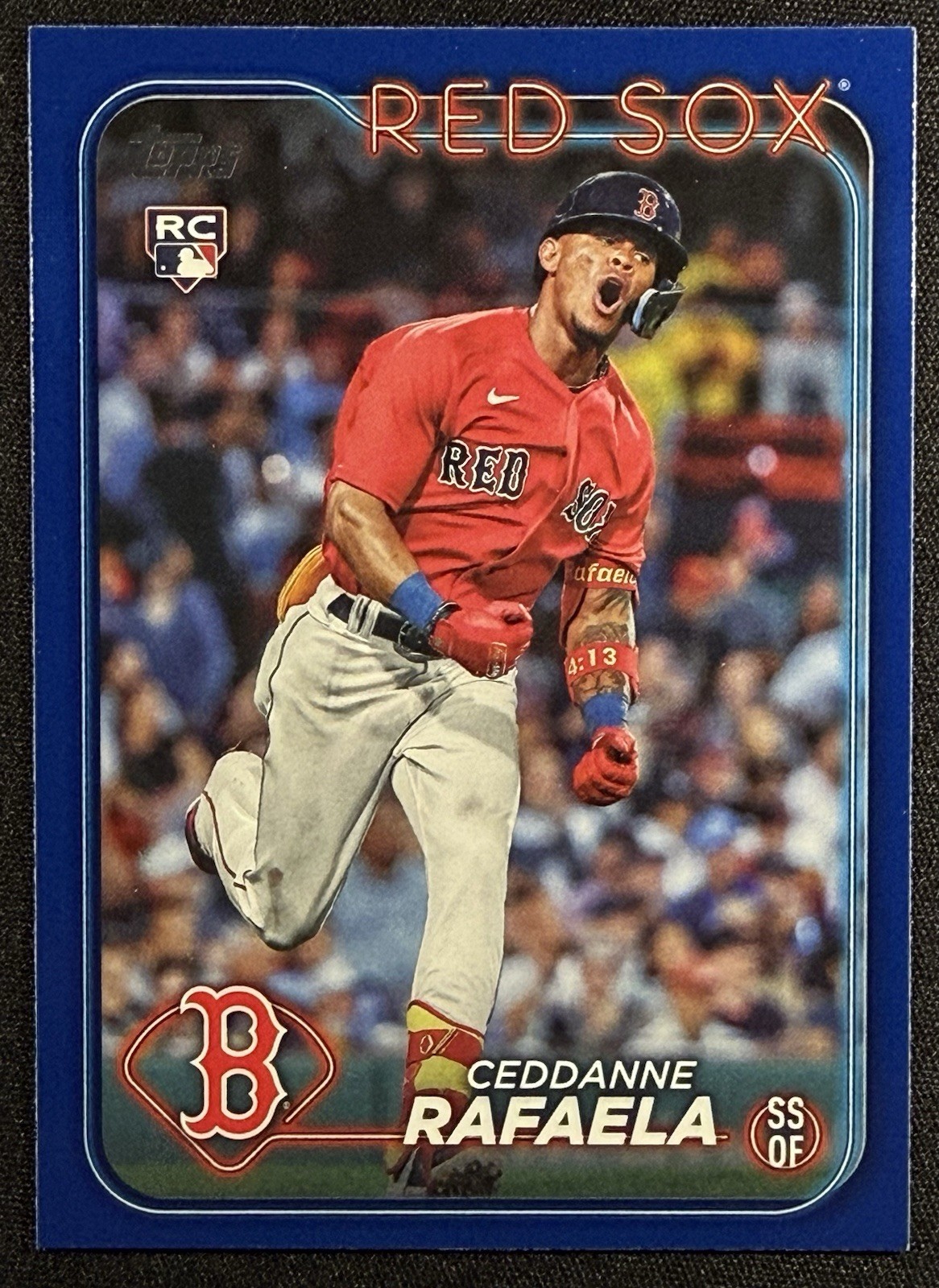 2024 Topps Series 1 CEDDANNE RAFAELA RC Rookie #313 Royal Blue