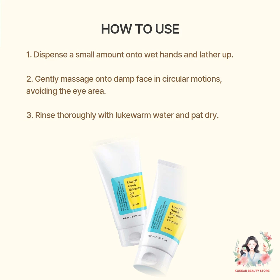 COSRX Low pH Good Morning Gel Cleanser 150ml - Image 3 of 4