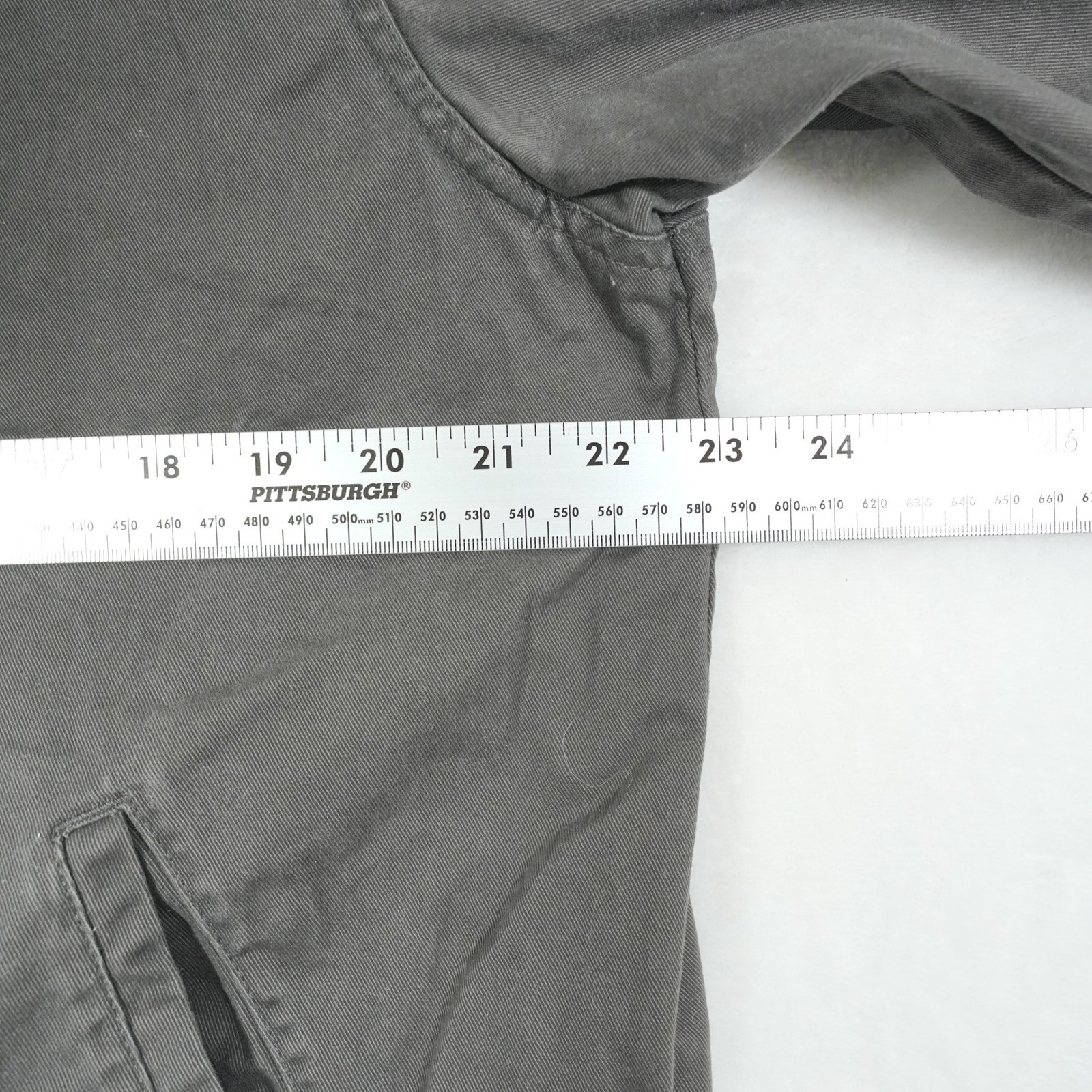 Polo Ralph Lauren Harrington Jacket Men's Grey Full Zip Jacket Cream Pony Size M