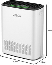 KNKA Luftreiniger Air Purifier HEPA Filter, CADR 300 m³/h, für Räume bis 80 m²