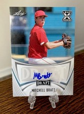 2021 Leaf Draft Autographs #BAMB2 Mitchell Bratt Auto Pre Rookie RC