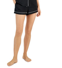 I.n.c. International Concepts Women's Stretch Satin, PAJAMA SHORT ,Black , XS