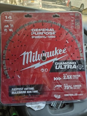 Milwaukee Diamond Ultra 14 in Segmented Turbo General Purpose Blade 49-93-7540