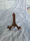 Anchor Hocking Sapphire Blue Bubble 9" x 12" Oval Serving Platter Vintage