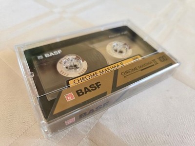 1 St. Compact Cassette BASF Chrome Maxima II 100 - Unbespielt Versand kostenlos!