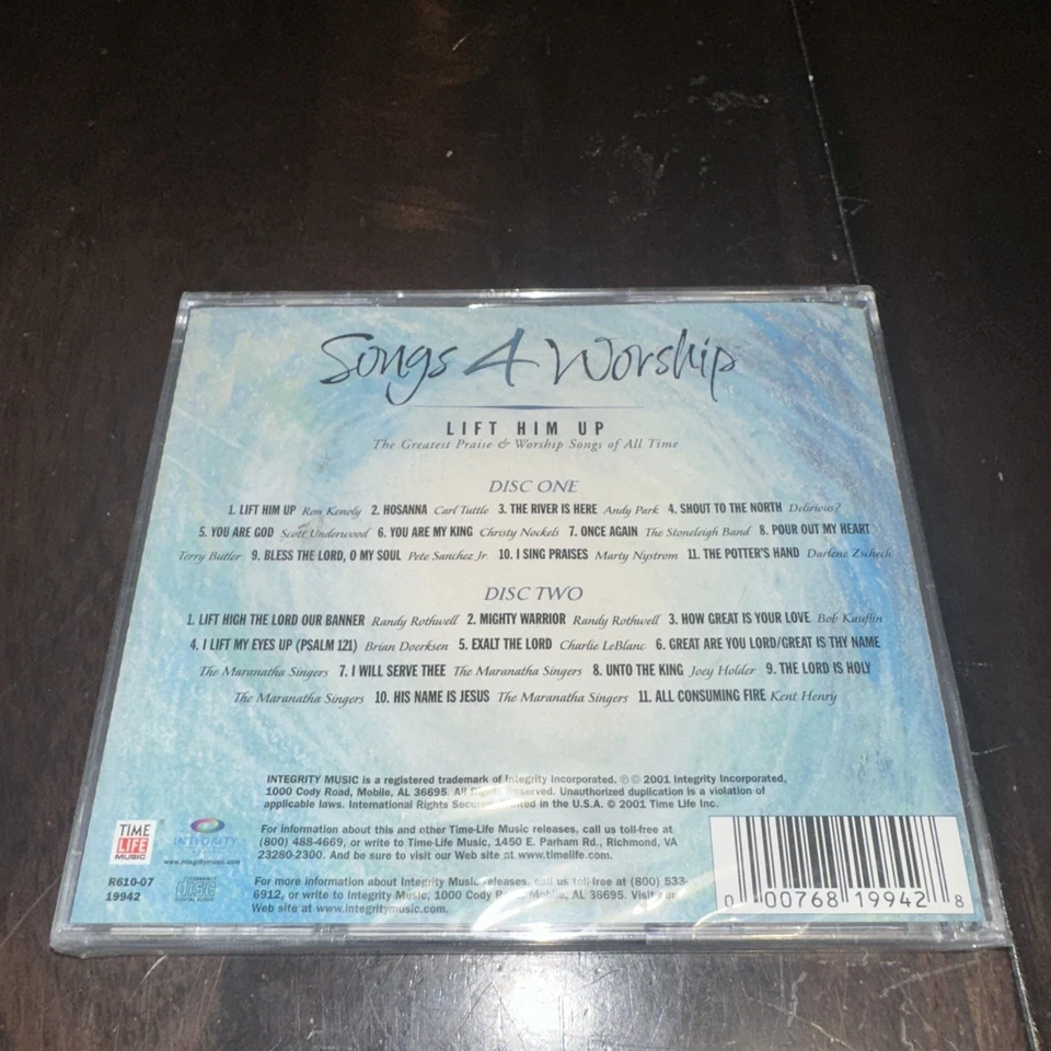 Songs 4 Worship Lift Him Up GREATEST PRAISE & Worship Songs Of All Time 2 CD New - Image 2 of 2