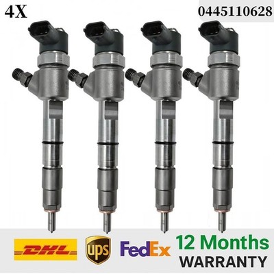 4PCS 0445110628 Common Rail Diesel Fuel Injector for JMC ISUZU 4JB1 JX49ZLQ4