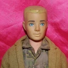 Vintage 1960's Ken Doll Blue Eyes Blonde Hair In Original Dreamboat Outfit