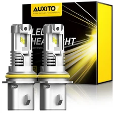 AUXITO 9007 Headlight LED Bulbs Conversion Kit Hi Low Beam 6000K Super Bright