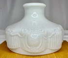 Vintage Embossed Milk Glass Lamp Shade - 96336