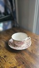 **RARE** Johnson Brothers Rose Chintz Pink Tea Cup & Saucer Set, England — photo 2