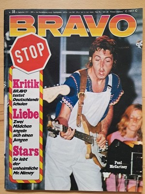 BRAVO Nr.38 vom 13.9.1972 Vicky Leandros, Tony Curtis, Paul McCartney, Sweet...
