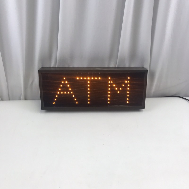 Signal Tech ATM Sign TCL718A-125 *WORKS*