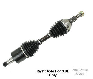 New DTA CV Axle Front Driver Side With Warranty for Mailbu G6 3.9L Models