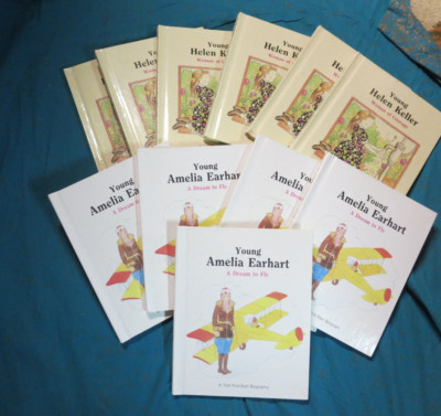 2 SETS of EASY BIOGRAPHY PICTURE BOOKS , GUIDED READING, TROLL PUBLISHING