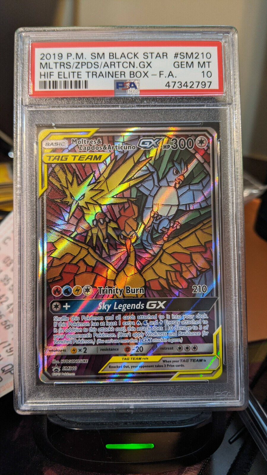 Moltres & Zapdos & Articuno GX sm10b 059/054 Japanese PSA 10 – TBC