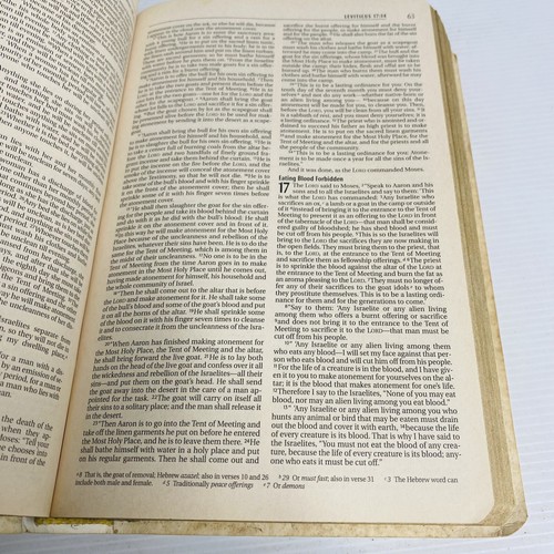 Holy Bible White New International Version Red Letter With Helps Faux Leather - Picture 13 of 13