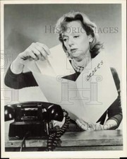 1962 Press Photo Actress Barbara Baxley on "Armstrong Circle Theatre"