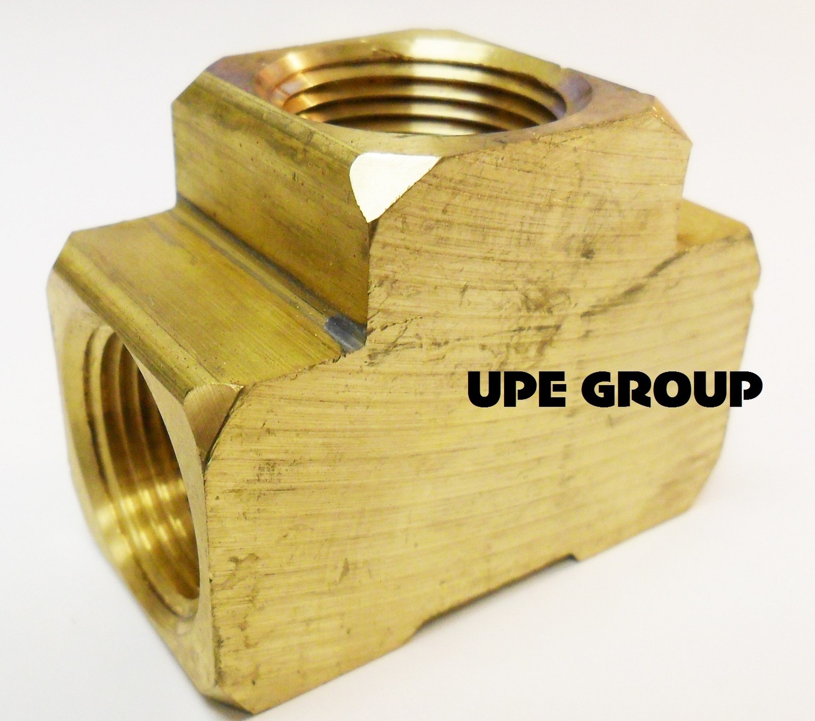 10 PACK BRASS TEE FITTING 3/4" Female NPT Pipe Thread Tubing Air Fuel