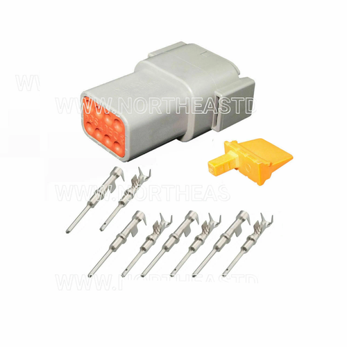 1 Juego De Conector Deutsch DT Negro DT06-2S/DT04-2P 3P 4P 6P 8P Conector Eléctrico Impermeable Para Motor De Coche Con Pin 22-16AWG - AliExprs