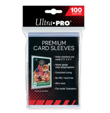 100 Ultra Pro Premium Trading Card Sleeves Heavy Duty - Acid and PVC Free