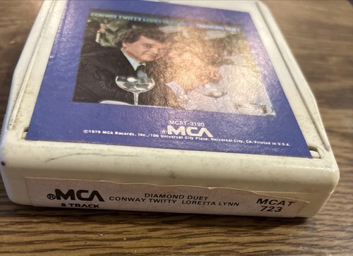 Conway Twitty Loretta Lynn - Diamond Duet MCA 1979 -Vintage 8 Track Tape - 第 2/4 張圖片