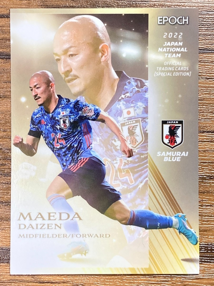 Samurai Blue Japan Soccer Card No.24 Maeda Daizen Epoch 2022 Qatar