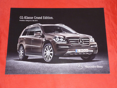 2011 Mercedes X164 GL-Class ''Grand Edition'' Special Model Brochure Brochure