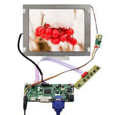 HD VGA DVI LCD Controller Board 8 in PD080SL3 800X600 400nit LCD Screen