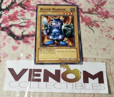 1x (VLP) - *ASIAN-ENGLISH* Beaver Warrior - LOB-064 - Common 1st Edition YuGiOh