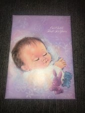 Vtg Baby Book Scrap Booking Purple Pink Girl 1st Xmas Family Tree School