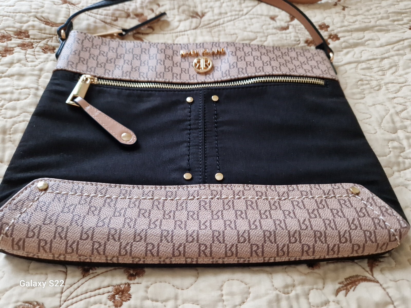 river island cross body bag black eBay