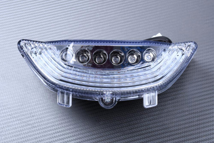 Feu stop LED transparent haute finition pour YAMAHA VMAX 1700 2009-2017