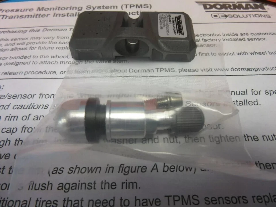 1 TPMS 传感器套件直接适合替换 GMC 原始设备制造商 #10394110 315 Mhz 适用于 1 轮胎 — 第 2/4 张图片