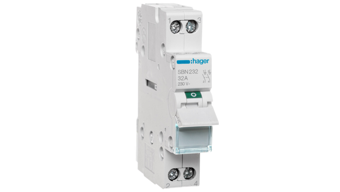 Modular switch disconnector 2P 32A SBN232 /T2UK