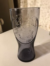 McDonalds Drinking Glass 1955 Speedee Retro Purple Glass