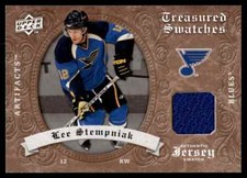 2008-09 Upper Deck Artifacts Treasured Swatches Retail Lee Stempniak St. Louis
