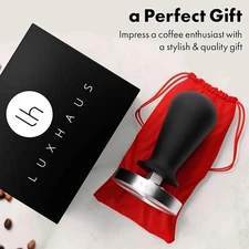 LuxHaus Espresso Tamper - 58mm Calibrated Coffee Tamper for Espresso Machine