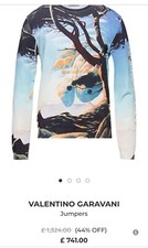 MEN'S DG VALENTINO GARAVANI EMBROIDERED JUMPER UK L /XL IT50/52 BNWT RRP £1324