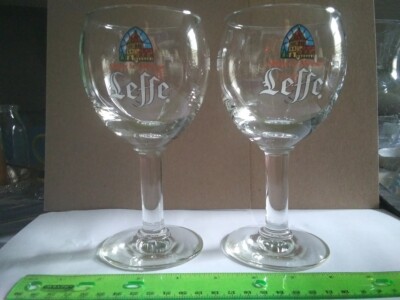 Leffe Belgian Beer Glasses set of two (2) 25cl capacity