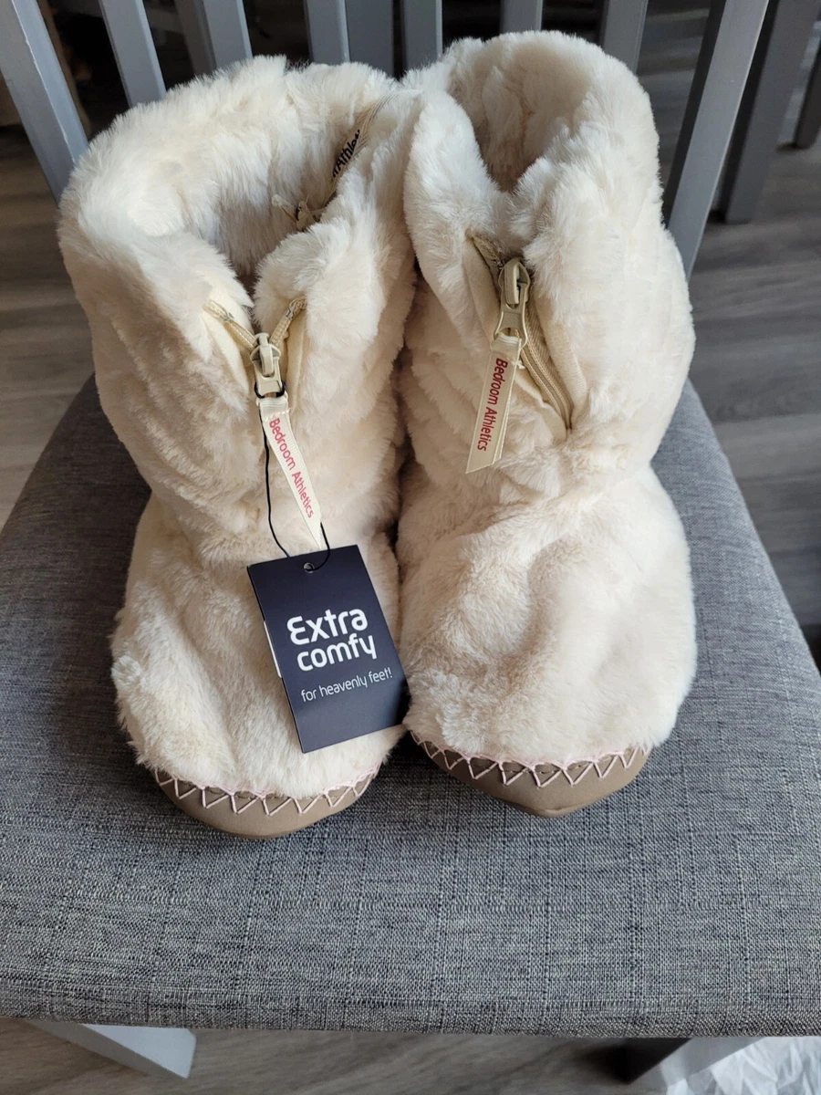 Cream slipper clearance boots