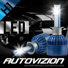 2PCS 388W 38800LM 6000K H1 LED Headlight Kit Low Beam Bulb lamp White US STOCK
