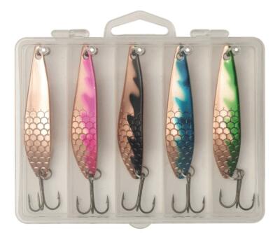 Kinetic Rascal Blinker-Set 16g 5 Stück Forellenblinker Seeforellen Barsch Hecht
