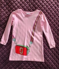 MARC JACOBS Bag Logo Print Dress SZ 6 RRP $199.95