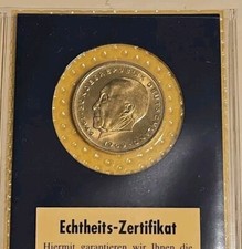 Bundesrepublik Deutschland 2 DM Konrad Adenauer 1969 F in Stempelglanz